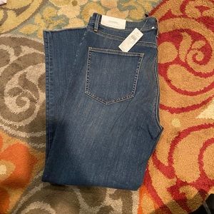 Ann Taylor Straight Leg Crop Jeans